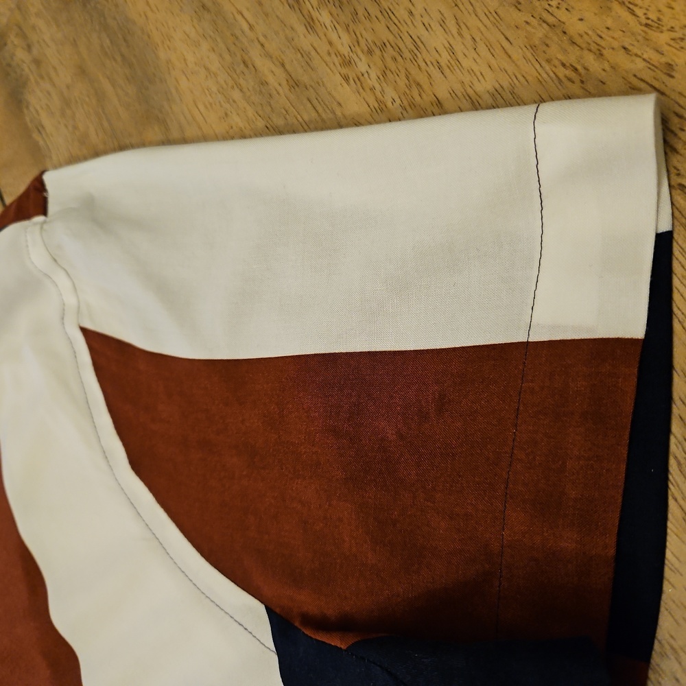 Color blocked Rayon button down by Express - Picture 3 of 5